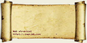 Anđelka Sudarac vizit kartica